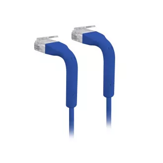 Ubiquiti U-Cable-PATCH-RJ45, Eth Patch Kábel, 0,22 m, Cat6, modrý
