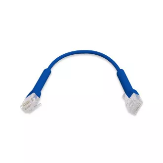 Ubiquiti U-Cable-PATCH-RJ45, Eth Patch Kábel, 0,22 m, Cat6, modrý