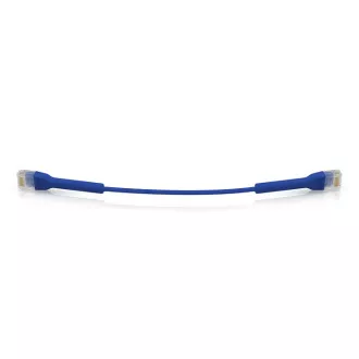 Ubiquiti U-Cable-PATCH-RJ45, Eth Patch Kábel, 0,22 m, Cat6, modrý