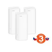 Tenda Nova EX12 (3-pack) WiFi6 AX3000 Mesh Gigabit systém, 9xGLAN/GWAN, WPA3, VPN, SMART SK aplikácie