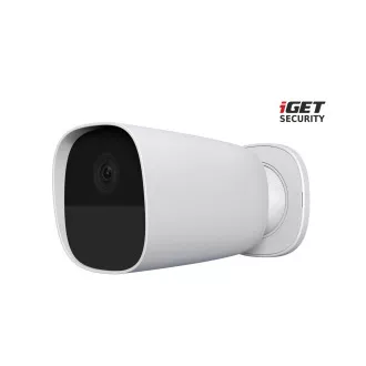 iGET SECURITY EP26 White - WiFi batériová FullHD kamera, IP65, zvuk, samostatná a pre alarm M5-4G SK