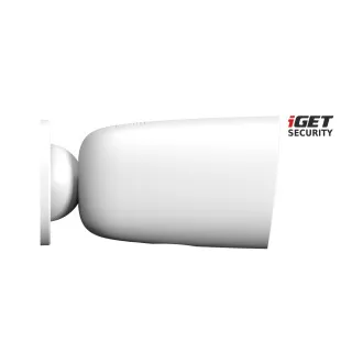 iGET SECURITY EP26 White - WiFi batériová FullHD kamera, IP65, zvuk, samostatná a pre alarm M5-4G SK