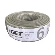 Inštalačný kábel iGET CAT6 UTP PVC Eca 100m/box, kábel drôt, s triedou reakcie na oheň Eca