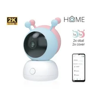iGET HOME Camera CS2 Baby - WiFi 2K IP kamera a opatrovateľka, nočné videnie, audio, 2x obal, teplota iGET HOME Camera CS2 Baby - WiFi 2K IP kamera a opatrovateľka, nočné videnie, audio, 2x obal, teplota