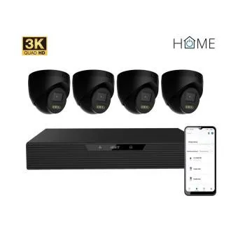 iGET HOME N85P4 - kamerový NVR PoE set 3K rozlíšenie, 8CH NVR + 4x kamera so zvukom, IR a LED iGET HOME N85P4 - kamerový NVR PoE set 3K rozlíšenie, 8CH NVR + 4x kamera so zvukom, IR a LED