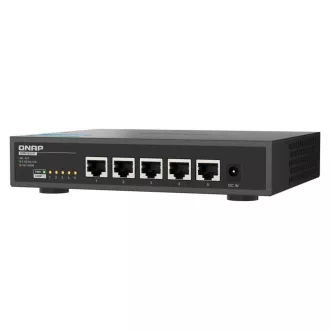 QNAP switch QSW-3205-5T (5x 10GbE port, pasiv. chladenie, podpora 100M/1G/2,5G/5G a 10G)
