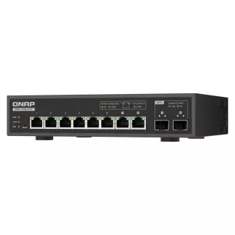 QNAP switch QSW-L3208-2C6T (6x 10GbE port, 2x 10G SFP+/NBASE-T Combo, Lite Managed)
