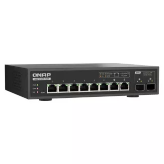 QNAP switch QSW-L3208-2C6T (6x 10GbE port, 2x 10G SFP+/NBASE-T Combo, Lite Managed)