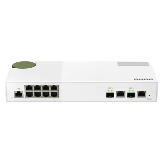QNAP riadený switch QSW-M2108-2C (8x 2,5GbE RJ45 a 2x kombinované 10GbE SFP+ / RJ-45) QNAP riadený switch QSW-M2108-2C (8x 2,5GbE RJ45 a 2x kombinované 10GbE SFP+ / RJ-45)