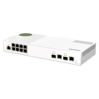 QNAP riadený switch QSW-M2108-2C (8x 2,5GbE RJ45 a 2x kombinované 10GbE SFP+ / RJ-45) QNAP riadený switch QSW-M2108-2C (8x 2,5GbE RJ45 a 2x kombinované 10GbE SFP+ / RJ-45)