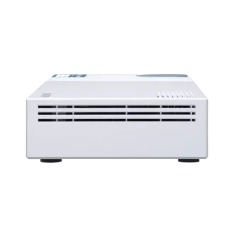 QNAP riadený switch QSW-M408S (12portov: 8x Gigabit port + 4x 10G SFP+ porty)