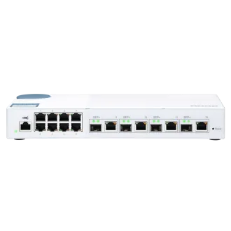 QNAP riadený switch QSW-M408-4C (12 portov: 8x Gigabit port + 4x 10G SFP+ / 10GbE kombo porty) QNAP riadený switch QSW-M408-4C (12 portov: 8x Gigabit port + 4x 10G SFP+ / 10GbE kombo porty)