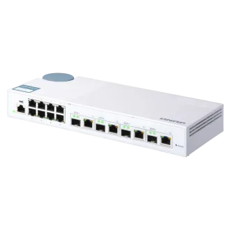 QNAP riadený switch QSW-M408-4C (12 portov: 8x Gigabit port + 4x 10G SFP+ / 10GbE kombo porty) QNAP riadený switch QSW-M408-4C (12 portov: 8x Gigabit port + 4x 10G SFP+ / 10GbE kombo porty)