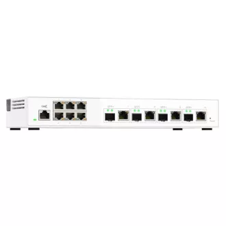 QNAP riadený switch QSW-M2106-4C (6x 2,5GbE RJ45 a 4x kombinované 10GbE SFP+ / 10GbE RJ-45)