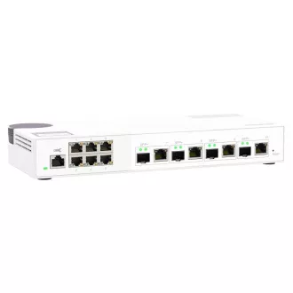 QNAP riadený switch QSW-M2106-4C (6x 2,5GbE RJ45 a 4x kombinované 10GbE SFP+ / 10GbE RJ-45)
