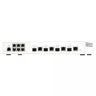 QNAP riadený switch QSW-M2106-4C (6x 2,5GbE RJ45 a 4x kombinované 10GbE SFP+ / 10GbE RJ-45)