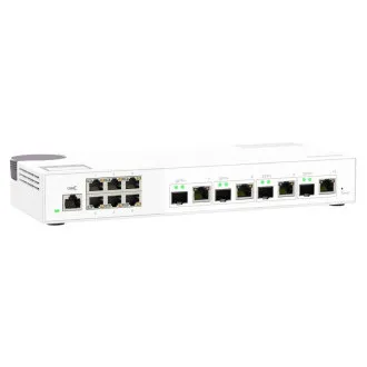 QNAP riadený switch QSW-M2106-4C (6x 2,5GbE RJ45 a 4x kombinované 10GbE SFP+ / 10GbE RJ-45) QNAP riadený switch QSW-M2106-4C (6x 2,5GbE RJ45 a 4x kombinované 10GbE SFP+ / 10GbE RJ-45)