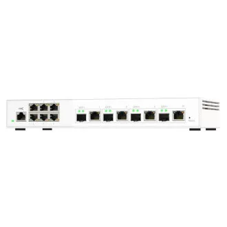 QNAP riadený switch QSW-M2106-4C (6x 2,5GbE RJ45 a 4x kombinované 10GbE SFP+ / 10GbE RJ-45) QNAP riadený switch QSW-M2106-4C (6x 2,5GbE RJ45 a 4x kombinované 10GbE SFP+ / 10GbE RJ-45)
