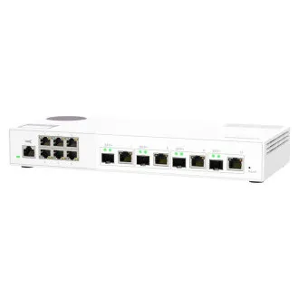 QNAP riadený switch QSW-M2106-4C (6x 2,5GbE RJ45 a 4x kombinované 10GbE SFP+ / 10GbE RJ-45) QNAP riadený switch QSW-M2106-4C (6x 2,5GbE RJ45 a 4x kombinované 10GbE SFP+ / 10GbE RJ-45)