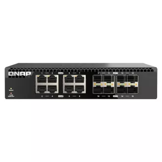 QNAP switch QSW-3216R-8S8T (8x 10G GbE porty + 8x 10G SFP+ porty, polovičná šírka)