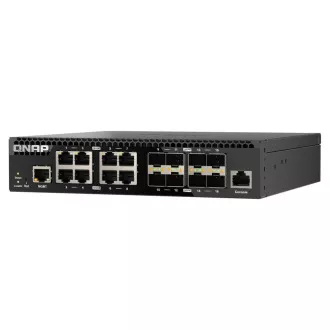 QNAP switch QSW-3216R-8S8T (8x 10G GbE porty + 8x 10G SFP+ porty, polovičná šírka)