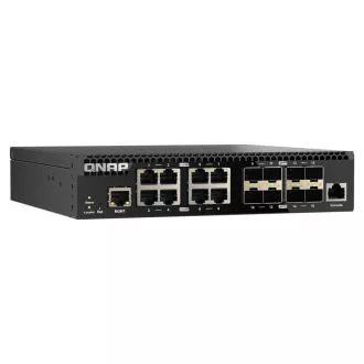 QNAP switch QSW-3216R-8S8T (8x 10G GbE porty + 8x 10G SFP+ porty, polovičná šírka)