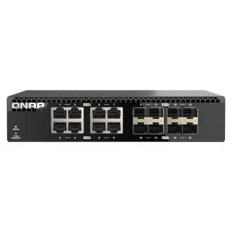 QNAP switch QSW-3216R-8S8T (8x 10G GbE porty + 8x 10G SFP+ porty, polovičná šírka) QNAP switch QSW-3216R-8S8T (8x 10G GbE porty + 8x 10G SFP+ porty, polovičná šírka)