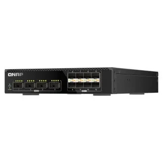 QNAP riadený switch QSW-M7308R-4X (4x 100GbE porty + 8x 25GbE porty, polovičná šírka)