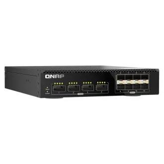 QNAP riadený switch QSW-M7308R-4X (4x 100GbE porty + 8x 25GbE porty, polovičná šírka)