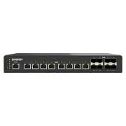 QNAP riadený priemyselný switch QSW-IM3216-8S8T: 16x 10G porty (8x 10Gb SFP+ a 8x 10Gb RJ-45)