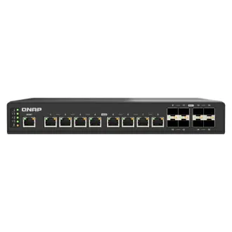 QNAP riadený priemyselný switch QSW-IM3216-8S8T: 16x 10G porty (8x 10Gb SFP+ a 8x 10Gb RJ-45) QNAP riadený priemyselný switch QSW-IM3216-8S8T: 16x 10G porty (8x 10Gb SFP+ a 8x 10Gb RJ-45)