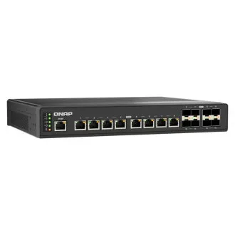 QNAP riadený priemyselný switch QSW-IM3216-8S8T: 16x 10G porty (8x 10Gb SFP+ a 8x 10Gb RJ-45) QNAP riadený priemyselný switch QSW-IM3216-8S8T: 16x 10G porty (8x 10Gb SFP+ a 8x 10Gb RJ-45)