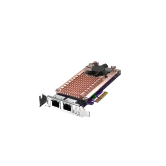 QNAP QM2 series, 2 x PCIe 2280 M.2 SSD slots, PCIe Gen3 x 4, 2 x Intel I225LM 2.5GbE NBASE-T port QNAP QM2 series, 2 x PCIe 2280 M.2 SSD slots, PCIe Gen3 x 4, 2 x Intel I225LM 2.5GbE NBASE-T port