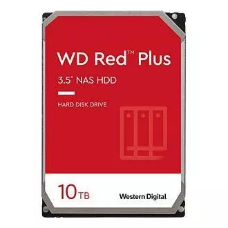 QNAP WD, HDD, Red Plus, SATA III, 3.5-inch, 10TB, WD100EFGX