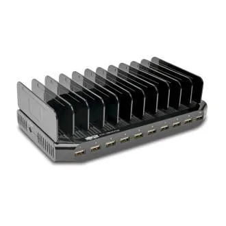 USB nabíjacia stanica s úložným priestorom, výstup 10x 12V, 8A, 96W, napájací kábel Schuko USB nabíjacia stanica s úložným priestorom, výstup 10x 12V, 8A, 96W, napájací kábel Schuko