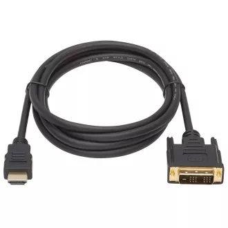 Video kábel HDMI/DVI-D (Samec/Samec), 1.8m