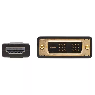Video kábel HDMI/DVI-D (Samec/Samec), 1.8m