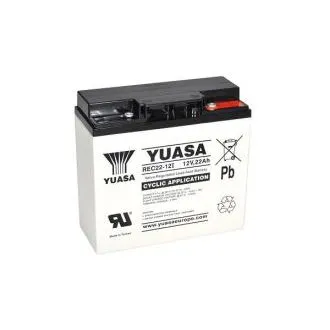 Batéria YUASA REC22-12I (12V; 22Ah; cyklická) Batéria YUASA REC22-12I (12V; 22Ah; cyklická)