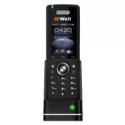 WELL RTX8630 IP DECT rúčka pre RTX8660,2" bar.LCD,8 prog.tl.