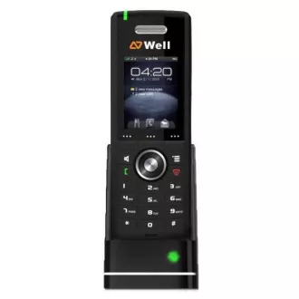 WELL RTX8630 IP DECT rúčka pre RTX8660,2" bar.LCD,8 prog.tl.