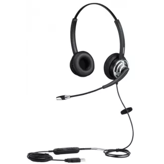 WELL Mairdi MRD-805D USB, náhlavka dvojušná (USB s ovládaním hlasitosti)