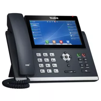 Yealink SIP-T48U SIP telefón, PoE, 7" 800x480 LCD, 29 prog.tl., 2xUSB, GigE Yealink SIP-T48U SIP telefón, PoE, 7" 800x480 LCD, 29 prog.tl., 2xUSB, GigE
