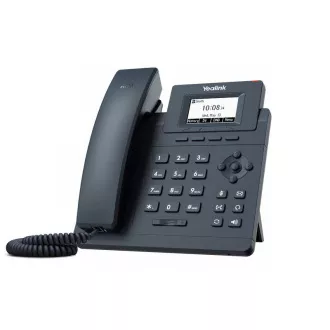 Yealink SIP-T30P SIP telefón, PoE, 2,3" 132x64 nepodsv. LCD, 1 x SIP úč., 100M Eth