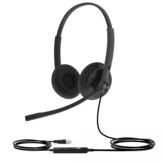 Yealink UH34 Lite Dual náhlavná súprava na obe uši s USB konektorom pre Teams