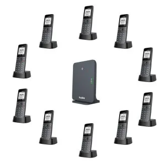 Yealink W71P DECT základová stanica a rúčka, 1,8" čiernobiely disp., až 10 rúčok Yealink W71P DECT základová stanica a rúčka, 1,8" čiernobiely disp., až 10 rúčok