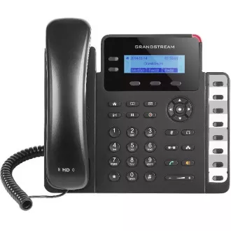 Grandstream GXP1628, 2,95" LCD podsv. disp., 2 SIP účty, 3prog. tlačidlá, 8 BLF, dual Gbit port, PoE