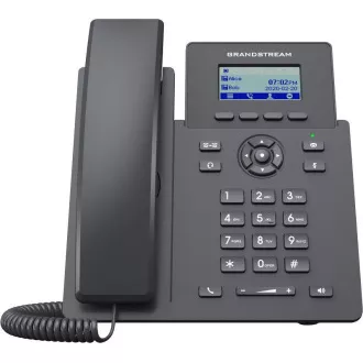 Grandstream GRP2601 SIP telefón, 2,21 "LCD displej, 2 SIP účty, 2x100Mbit port
