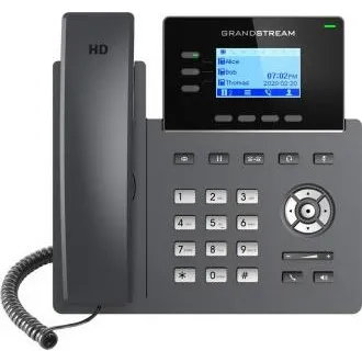 Grandstream GRP2603P SIP telefón, 2,48" LCD podsv. displej, 6 SIP účty, 2x1Gbit port, PoE Grandstream GRP2603P SIP telefón, 2,48" LCD podsv. displej, 6 SIP účty, 2x1Gbit port, PoE