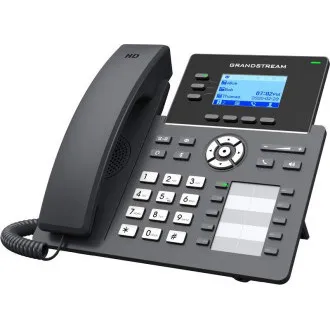 Grandstream GRP2604P SIP telefón, 2,48" LCD podsv. displej, 6 SIP účty, 10BLF hr., 2x1Gbit porty, PoE