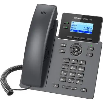 Grandstream GRP2602W SIP telefón, 2,21" LCD podsv. displej, 4 SIP účty, 2x100Mbit port, WiFi